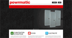 Desktop Screenshot of powrmatic.ca