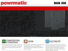 Tablet Screenshot of powrmatic.ca